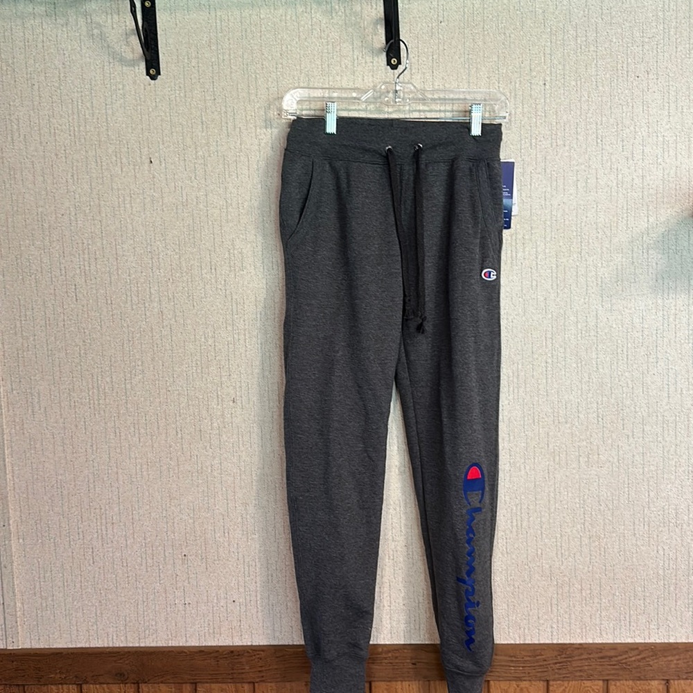 CHAMPION WOMEN’S FLEECE JOGGER PANT: GRAY: NWT: SZ XS